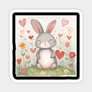 Sweet Bunny, Heart Magnet