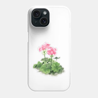 April 24th birthday flower Phone Case