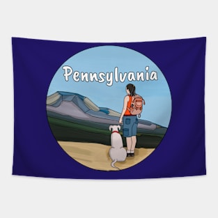 Hiking Pennsylvania Tapestry