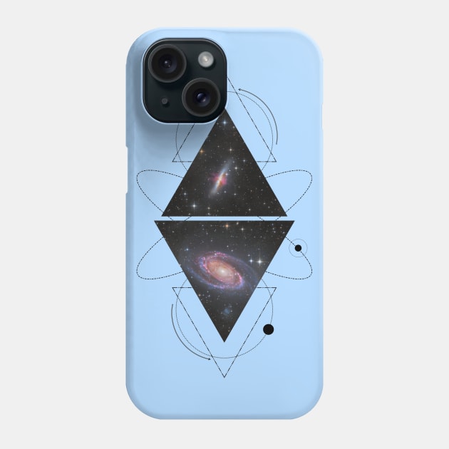 Geometry & Galaxy Phone Case by InspirationColor