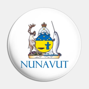 Nunavut, Canada - Coat of Arms Design Pin