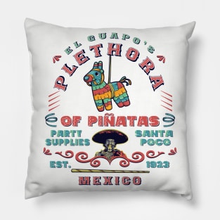 El Guapo's Plethora Of Piñatas Party Supplies Lts Pillow