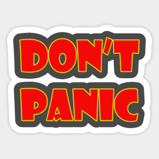 Dont Panic Stickers for Sale