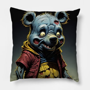 Zombie Winnie the Pooh 4 Pillow