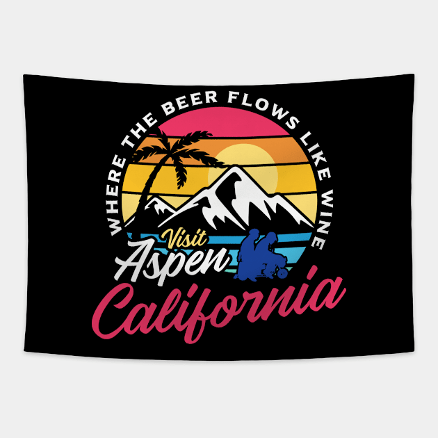 Visit Aspen California - Dumb And Dumber Spot Tapestry by Sachpica