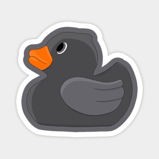 Black Rubber Duck Magnet