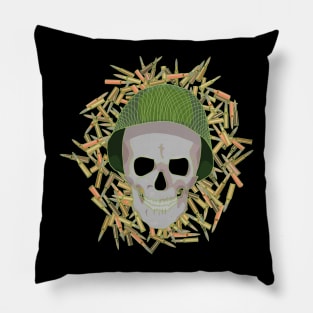 Skull of War Pillow