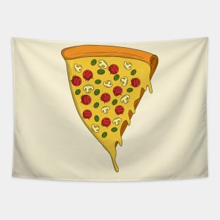 Peperoni Mushrroms Olives Pizza Tapestry