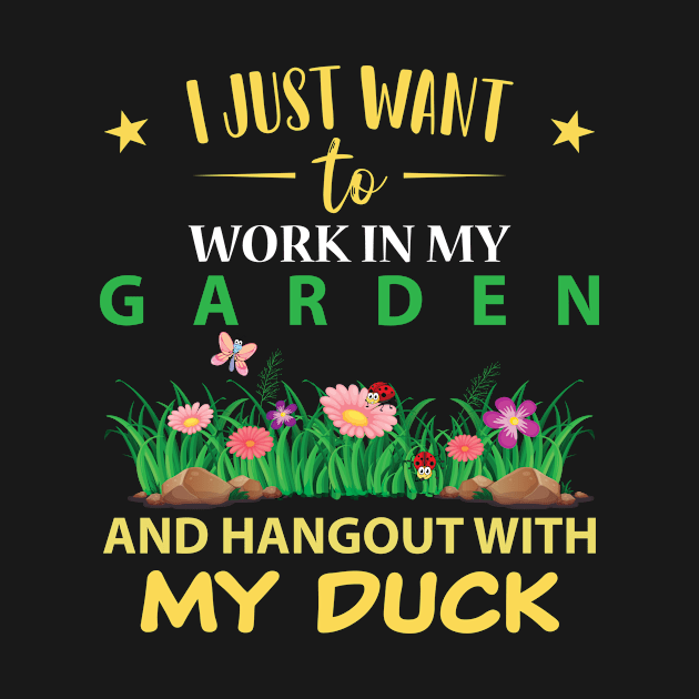 Hangout with my DUCK in my Garden by GronstadStore