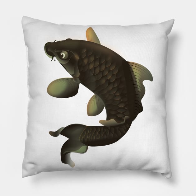 Koi carp Pillow by nickemporium1