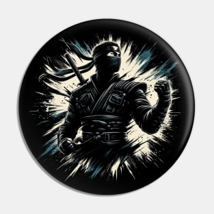 Black Ninja Pin