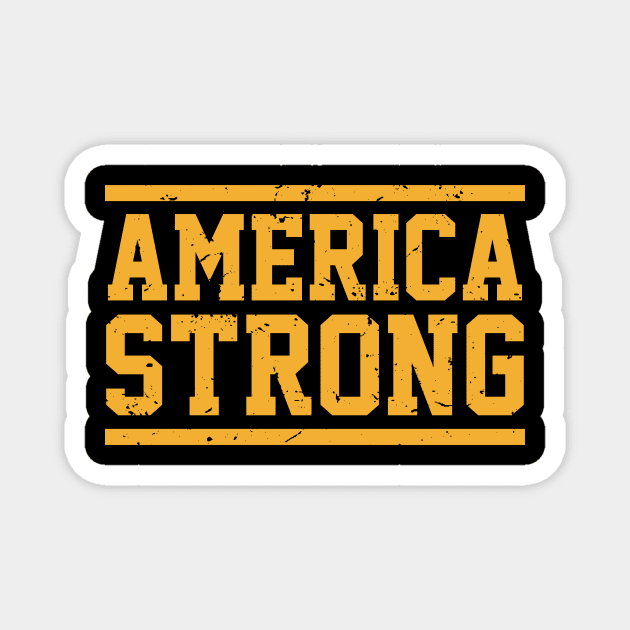 america strong Magnet by khalisa