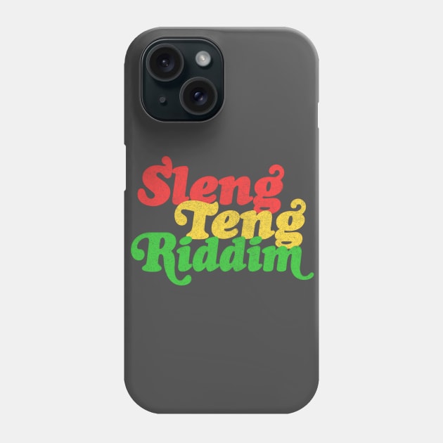 Sleng Teng Riddim // Jamaican Music Design Phone Case by DankFutura