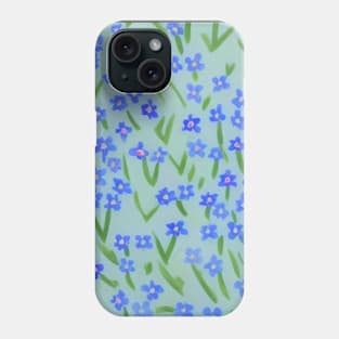 Forget-Me-Knots Pattern Phone Case