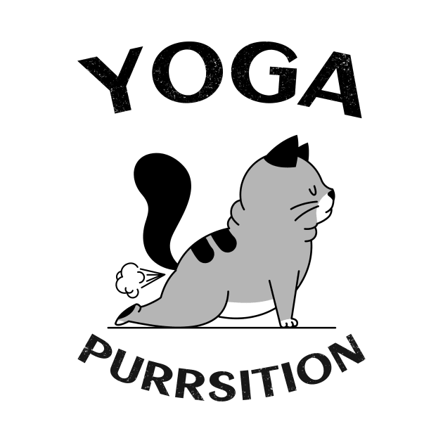 Yoga Cat by BlabLabel