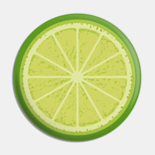 Lime Slice Pin