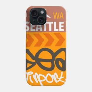 SEA airport code Phone Case