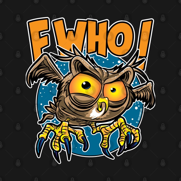 F Who! Owl by eShirtLabs