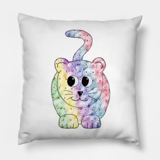 Regenbogenkatze Pillow