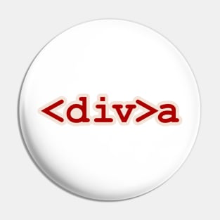 Coder girl - Diva Pin