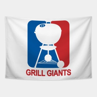 80's GrillGiant Red Tapestry