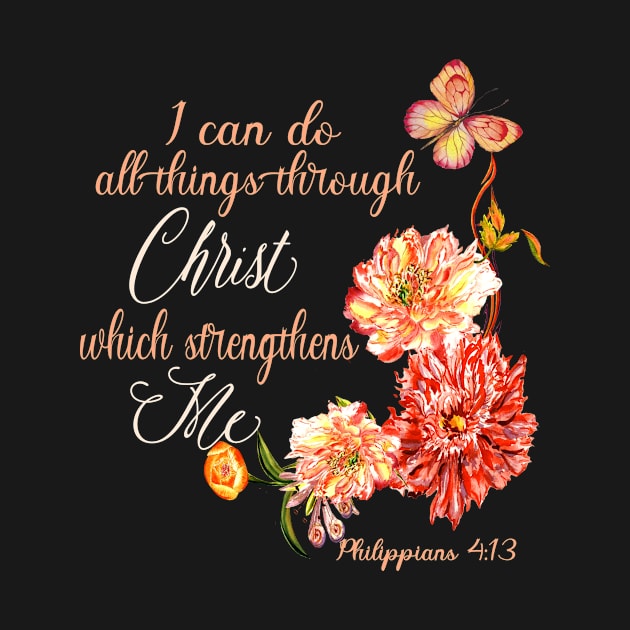 Christian Inspirational Verse Bojo Floral Scripture by Kimmicsts