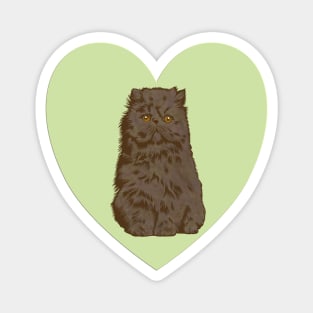 British Shorthair Cat Heart Magnet