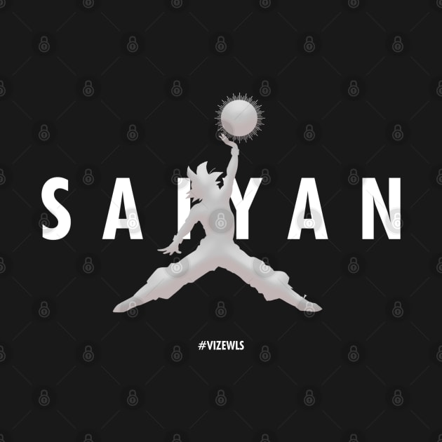 Saiyan Jumpman | Silver | Ultra Instinct by Vizewls