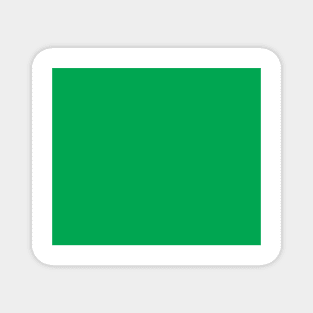 Pretty Simple Solid Green Magnet