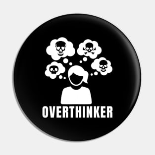 Female overthinker Pin