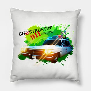 GHOSTBUSTIN' 911 ECTO-1D Pillow