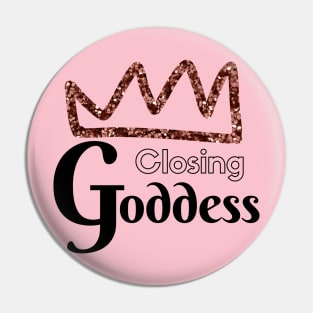 Closing Goddess Pin