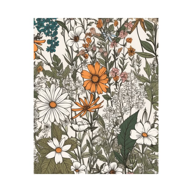 Wildflowers - Botanical Bliss 05 by Floral Decor Shop