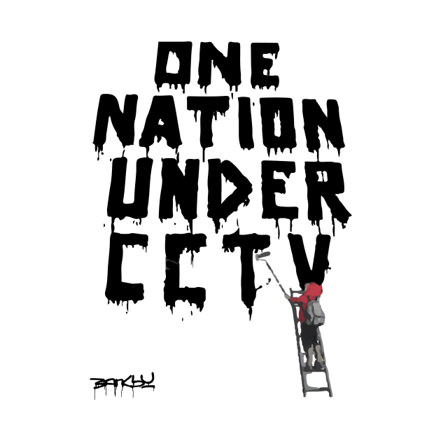 BANKSY One Nation Under CCTV by inkstyl