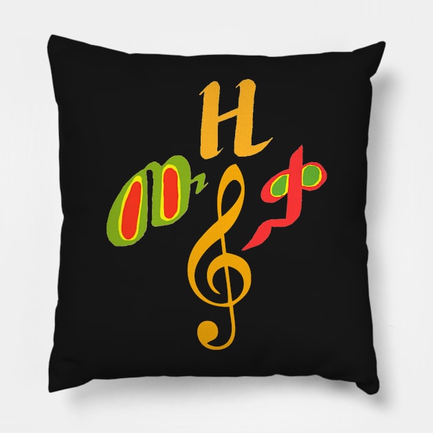 Ethiopian Music Pillow by Abelfashion