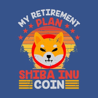 Shiba Inu Retirement Plan T-Shirt