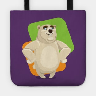 Majestic Polar Bear Standing Tote