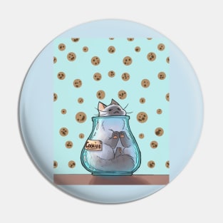 Cookie the Cat Pin