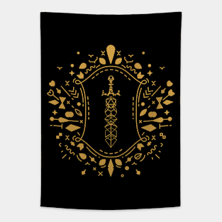 Fantasy Dice Set Sword Tabletop RPG Tapestry