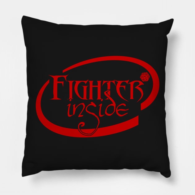 Fighter Inside Pillow by SimonBreeze