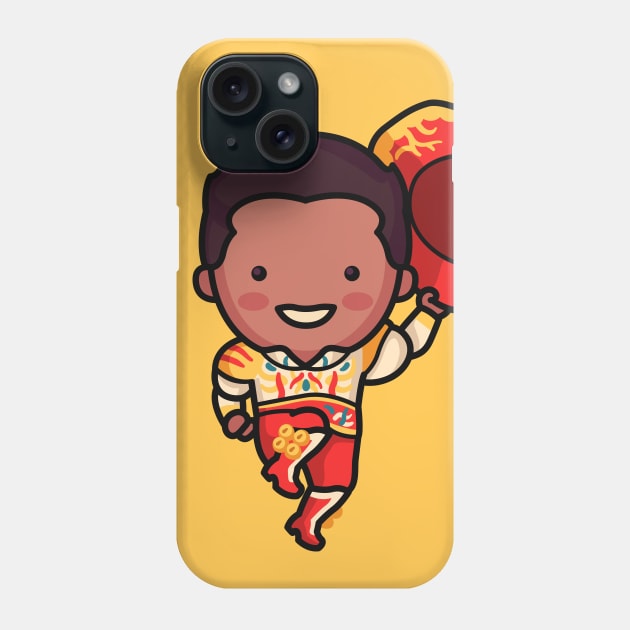 Cute Bolivian Dancer Phone Case by SLAG_Creative