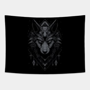 Zodiac Wolf Tapestry