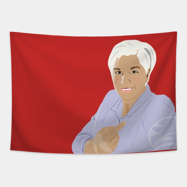 D Mom Tapestry by DansLogoShop