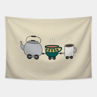 kettle train Tapestry