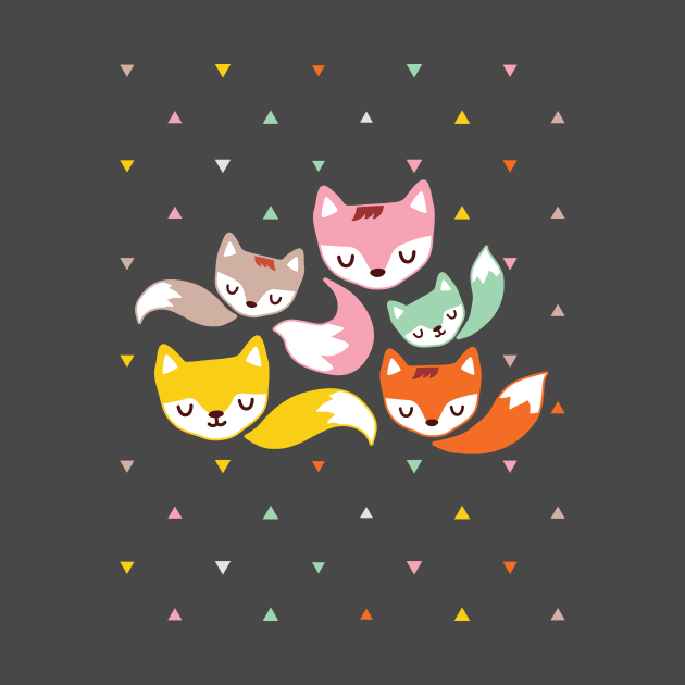 The Fantastic Foxes III by littleoddforest