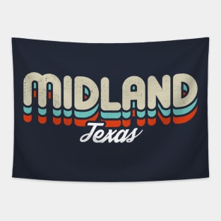 Retro Midland Texas Tapestry