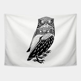 Vintage Owls Tapestry