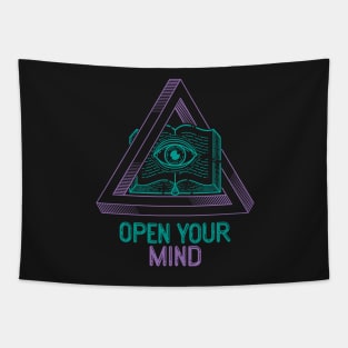 Open Your Mind Illuminati Tapestry