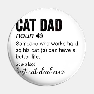 Cat dad Pin