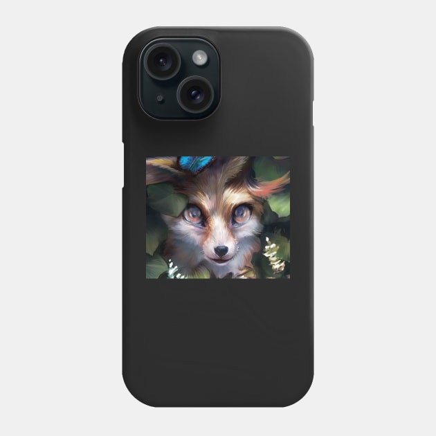 Cute fox Phone Case by daghlashassan